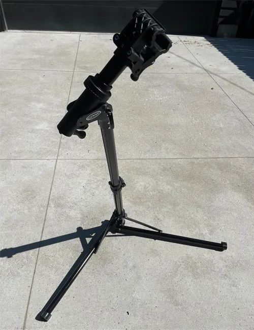 CXWXC portable bike repair stand clear overview outside
